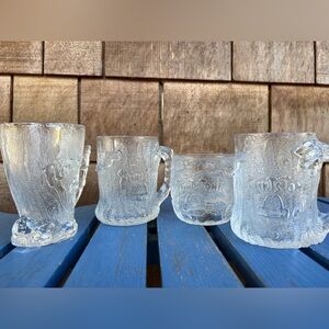 Vintage 1993 McDonald’s Flinstone mugs